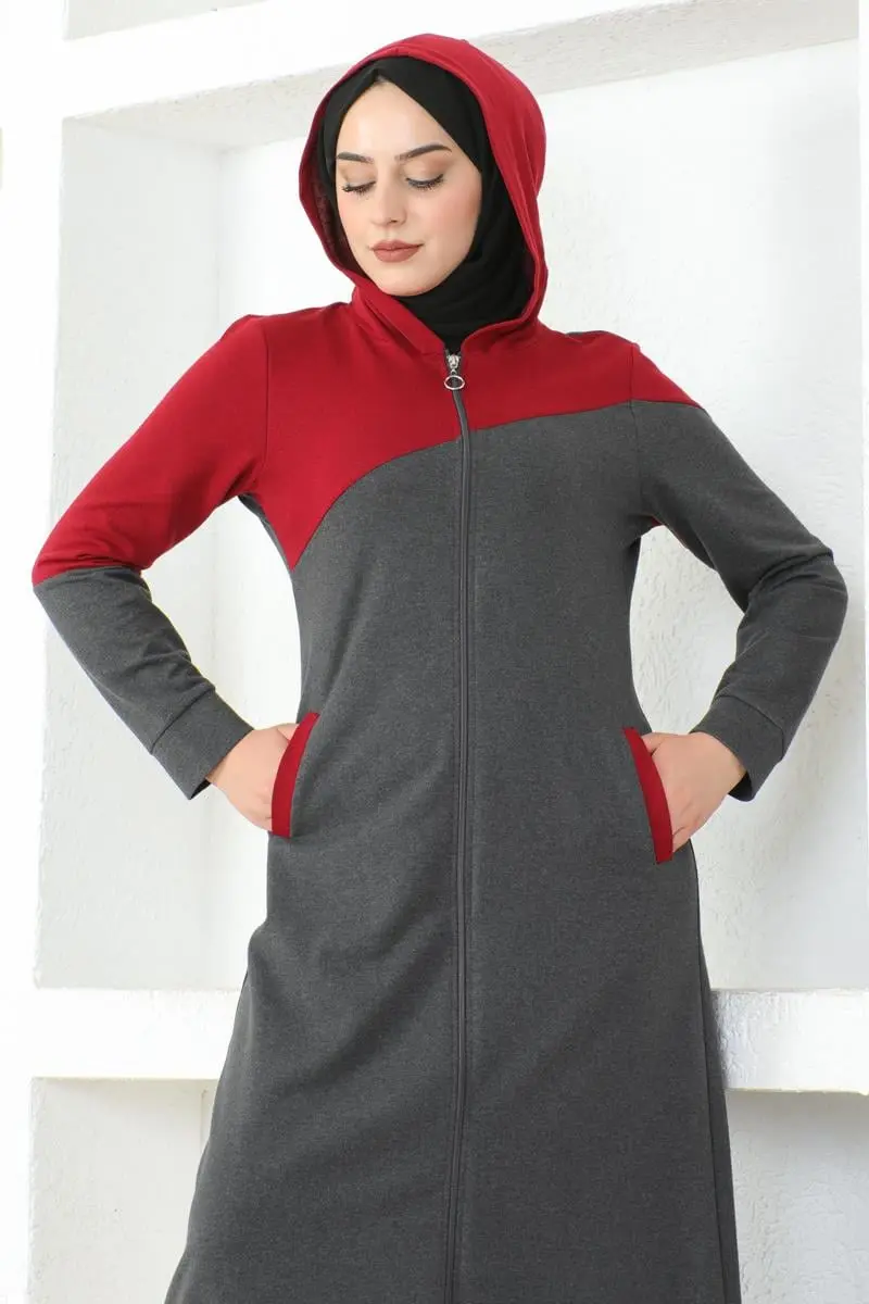 Hijab Sports Abaya-detail