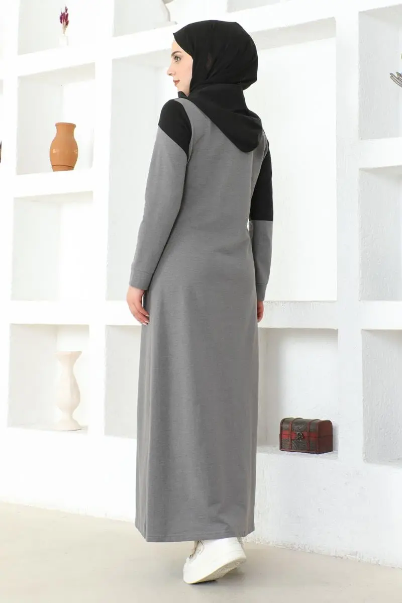Hijab Sports Abaya-detail