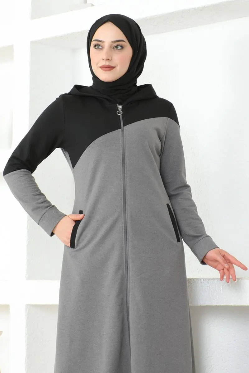 Hijab Sports Abaya-detail
