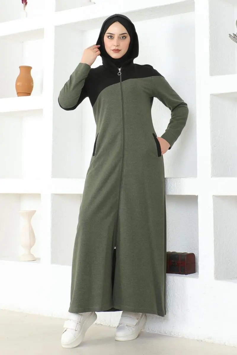 Hijab Sports Abaya-detail