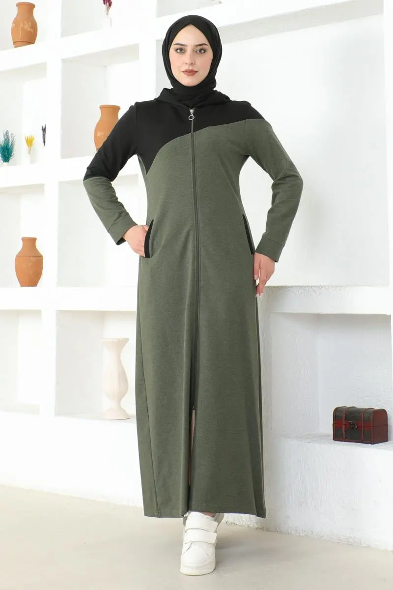 Hijab Sports Abaya-detail