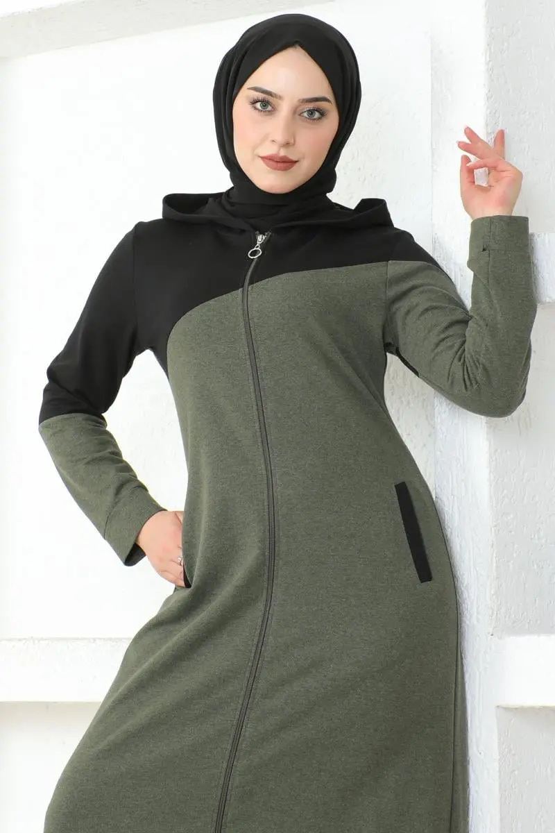 Hijab Sports Abaya-detail