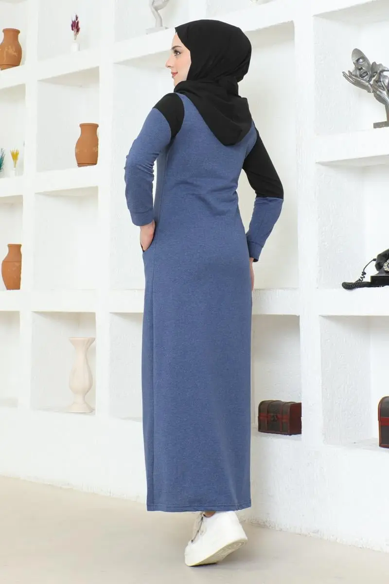 Hijab Sports Abaya-detail