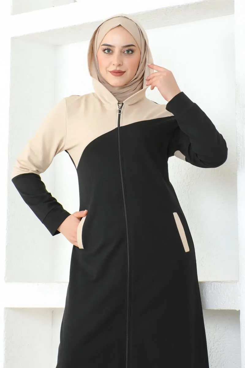 Hijab Sports Abaya-detail