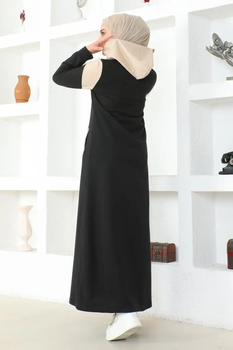 Hijab Sports Abaya-detail