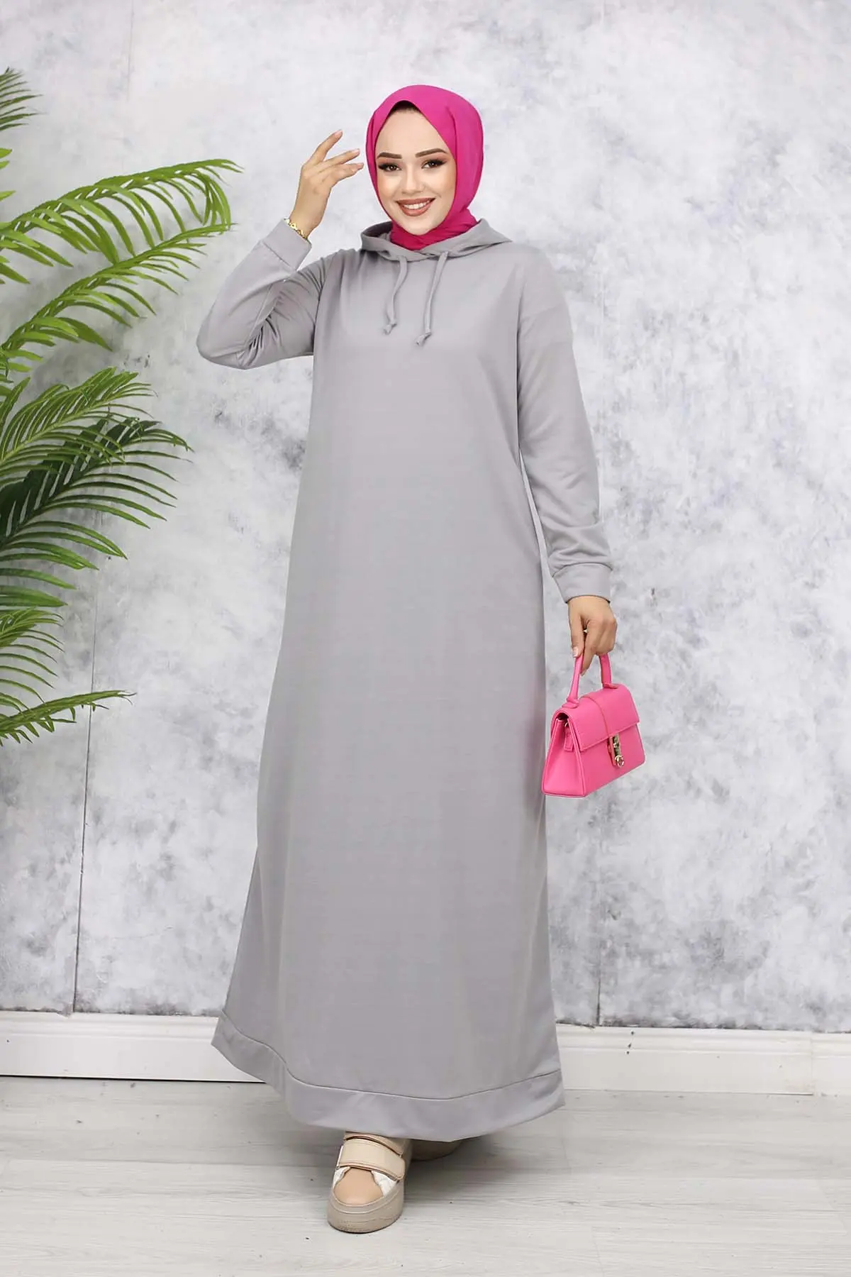 Hooded Basic Dress