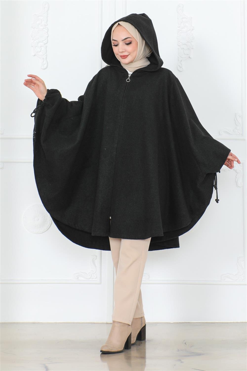 Hooded Hijab Poncho