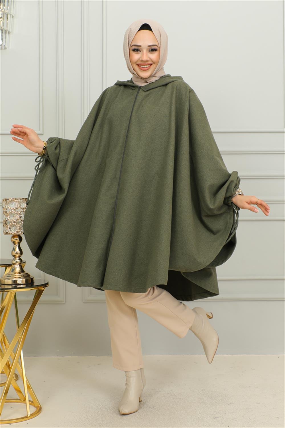 Hooded Hijab Poncho