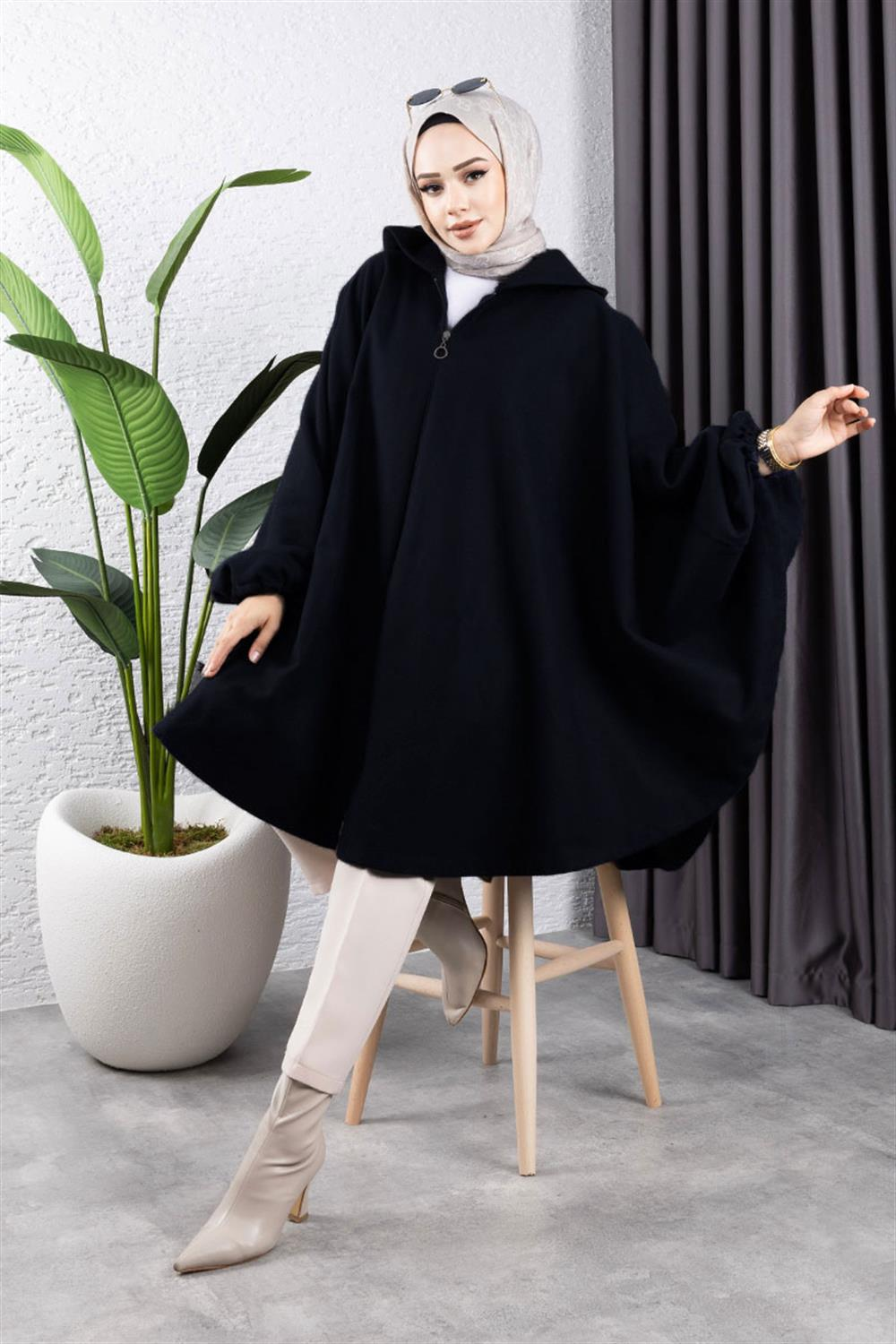 Hooded Hijab Poncho