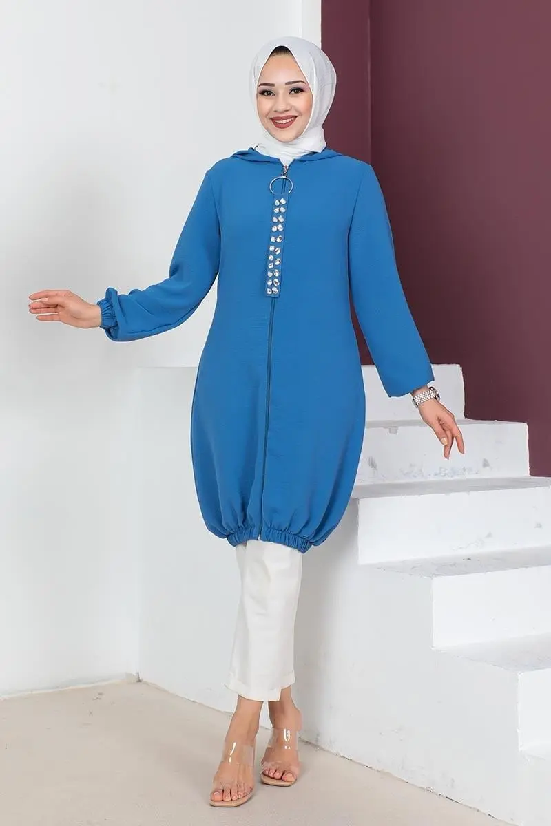 Hooded Hijab Tunic-detail