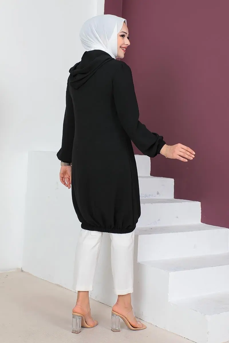 Hooded Hijab Tunic-detail