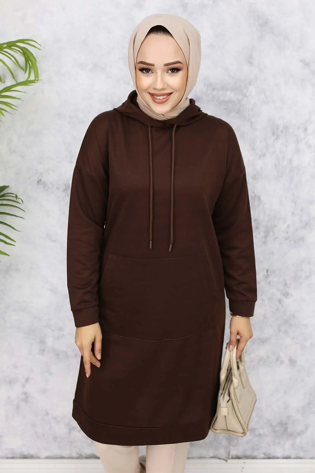 Hooded Long Tunic-detail