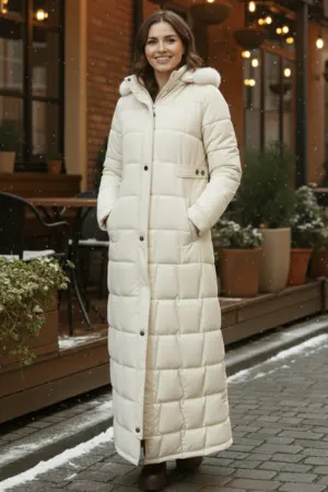 Hooded Quilted Coat