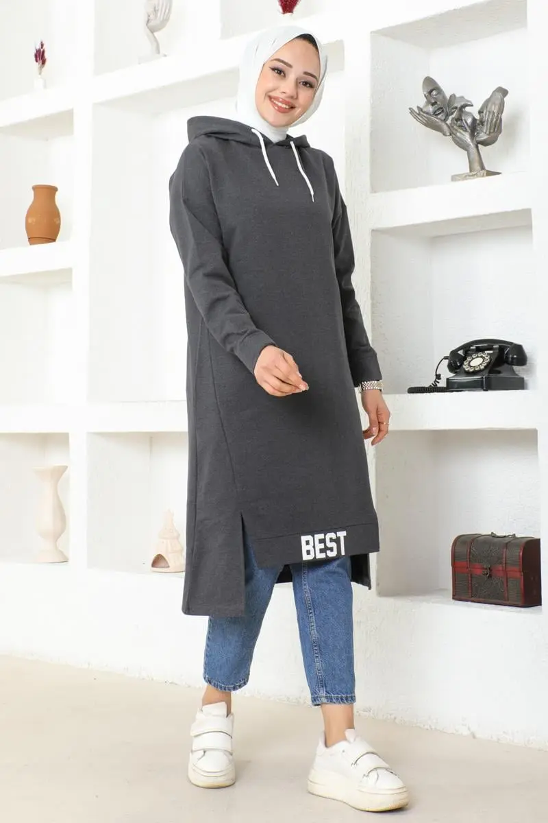 Hooded Sports Tunic-detail