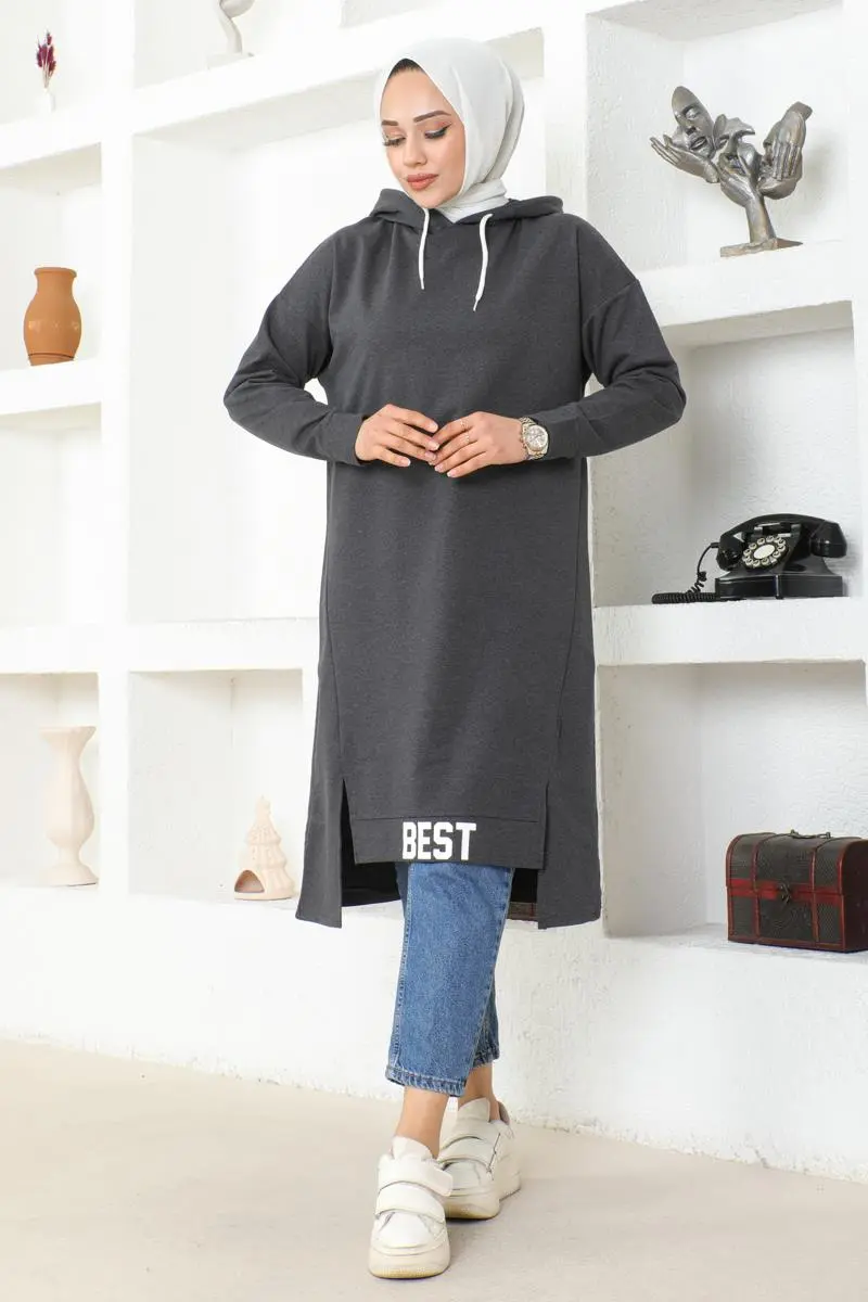 Hooded Sports Tunic-detail