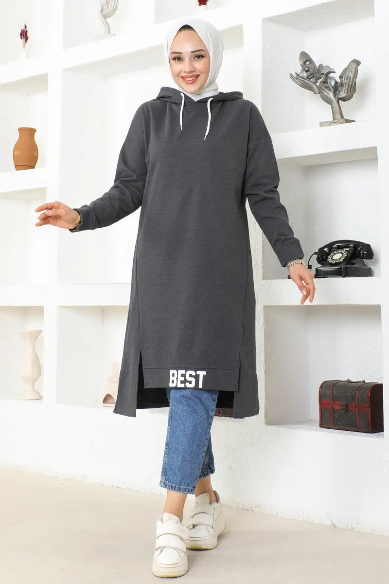 Hooded Sports Tunic-detail