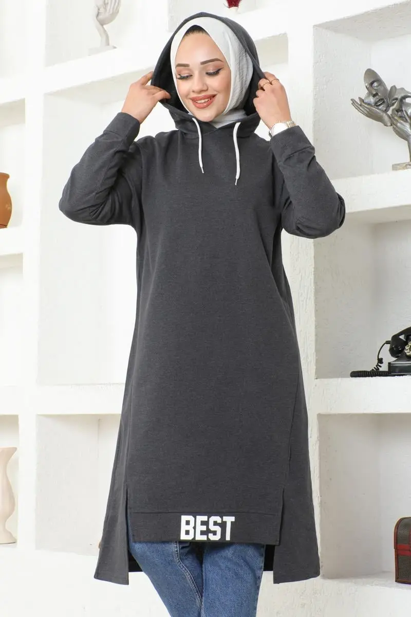 Hooded Sports Tunic-detail