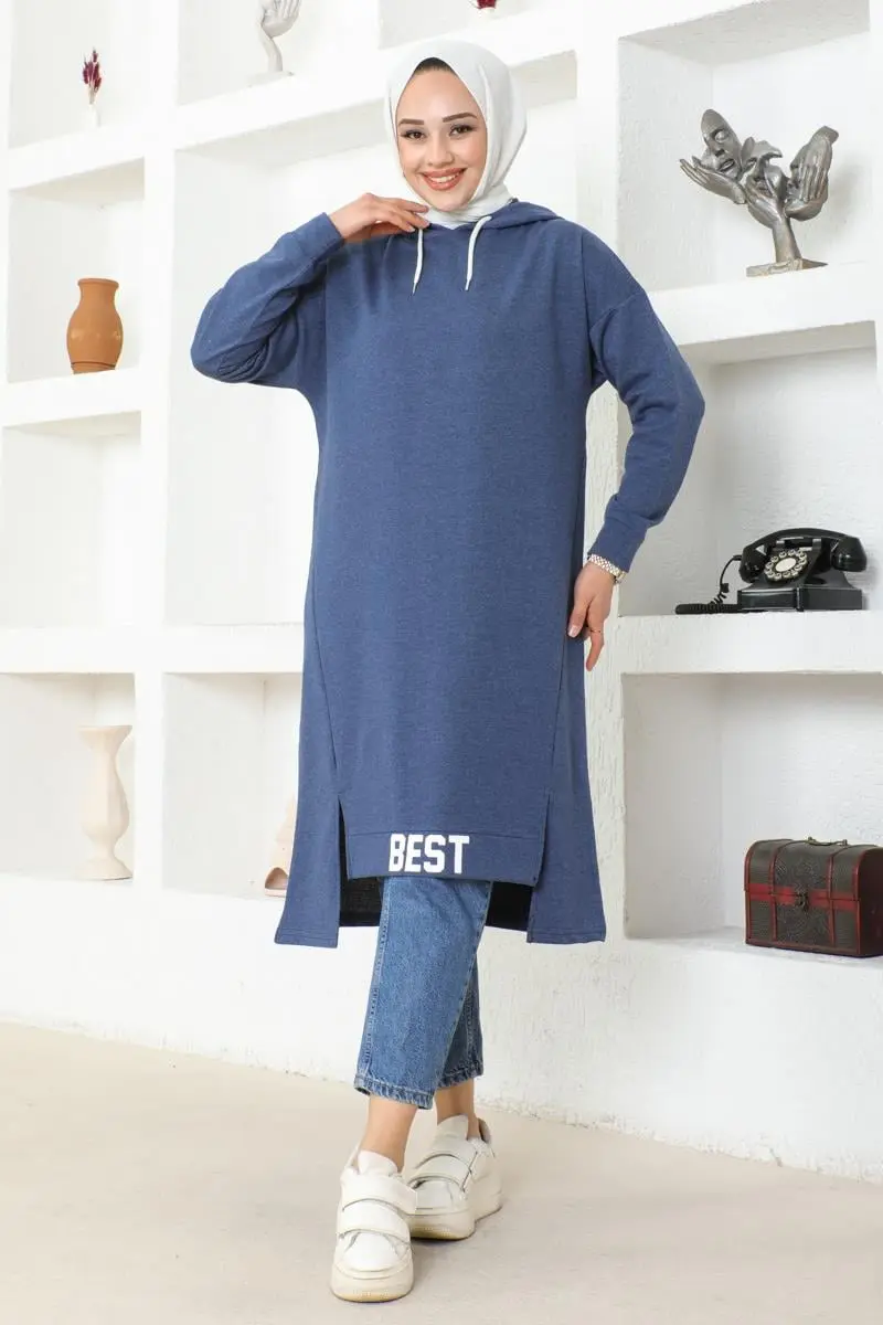 Hooded Sports Tunic-detail