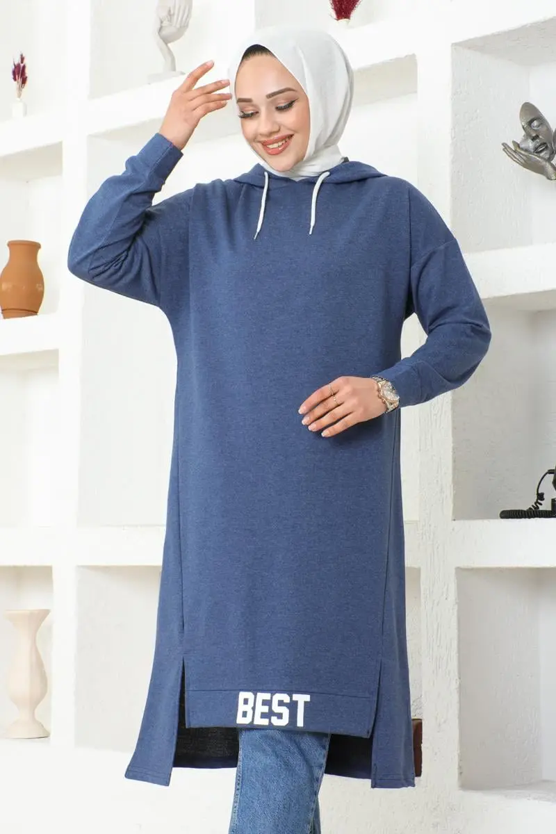 Hooded Sports Tunic-detail