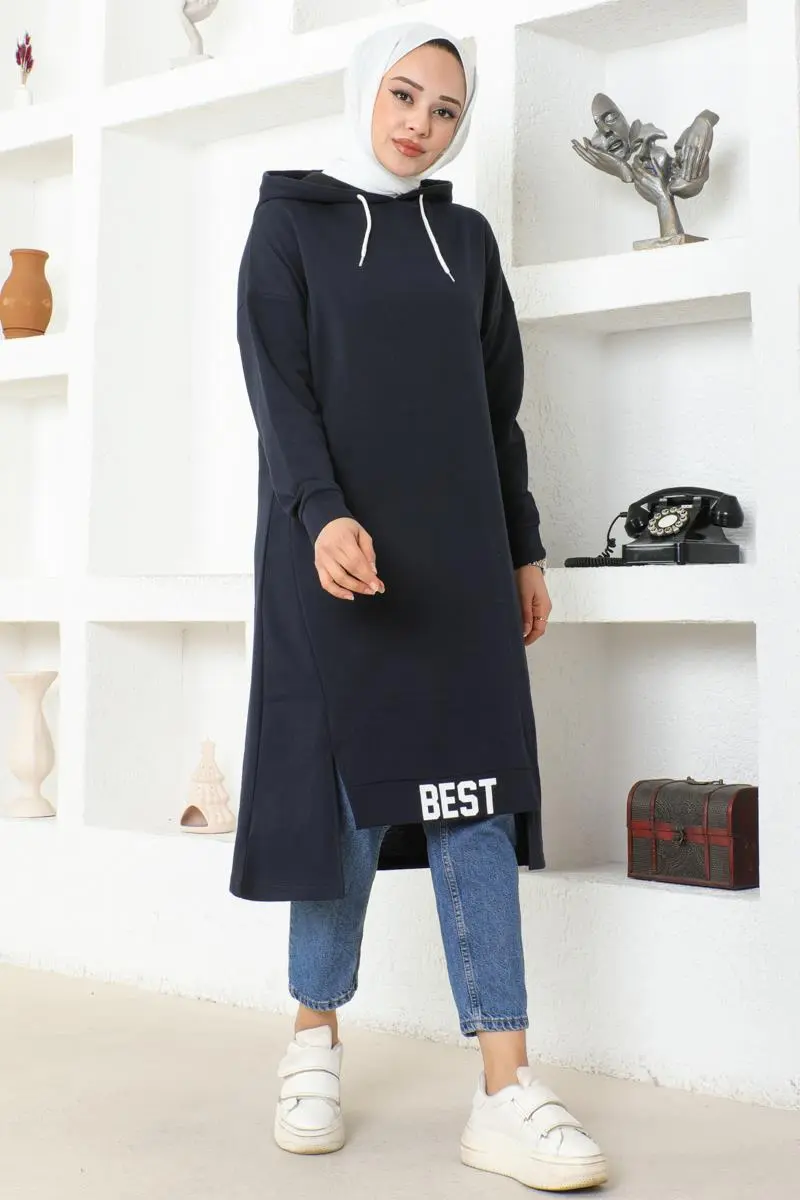 Hooded Sports Tunic-detail