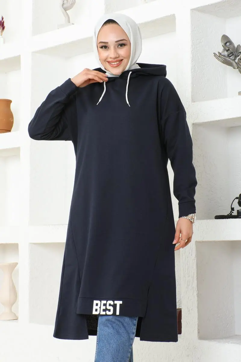 Hooded Sports Tunic-detail