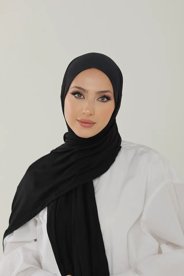 Jersey Black Shawl