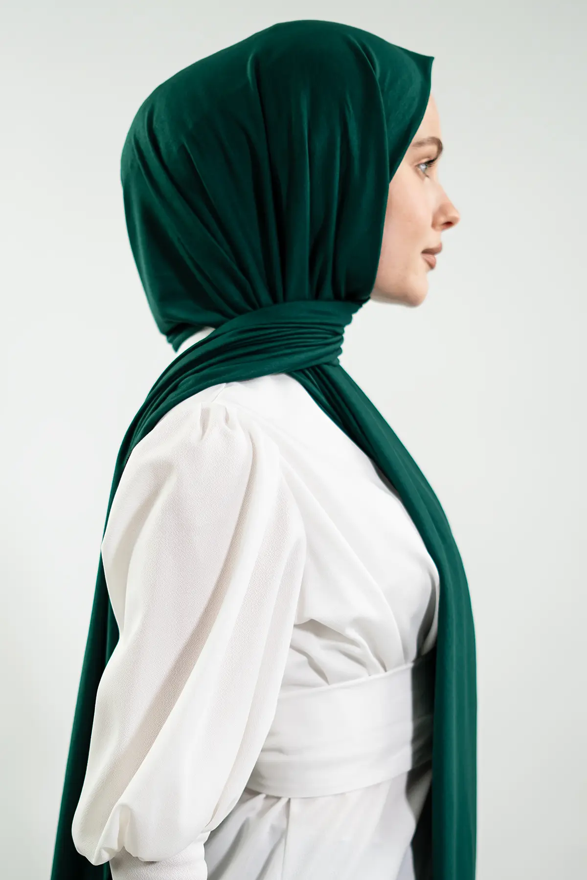 Jersey Emerald Shawl-detail