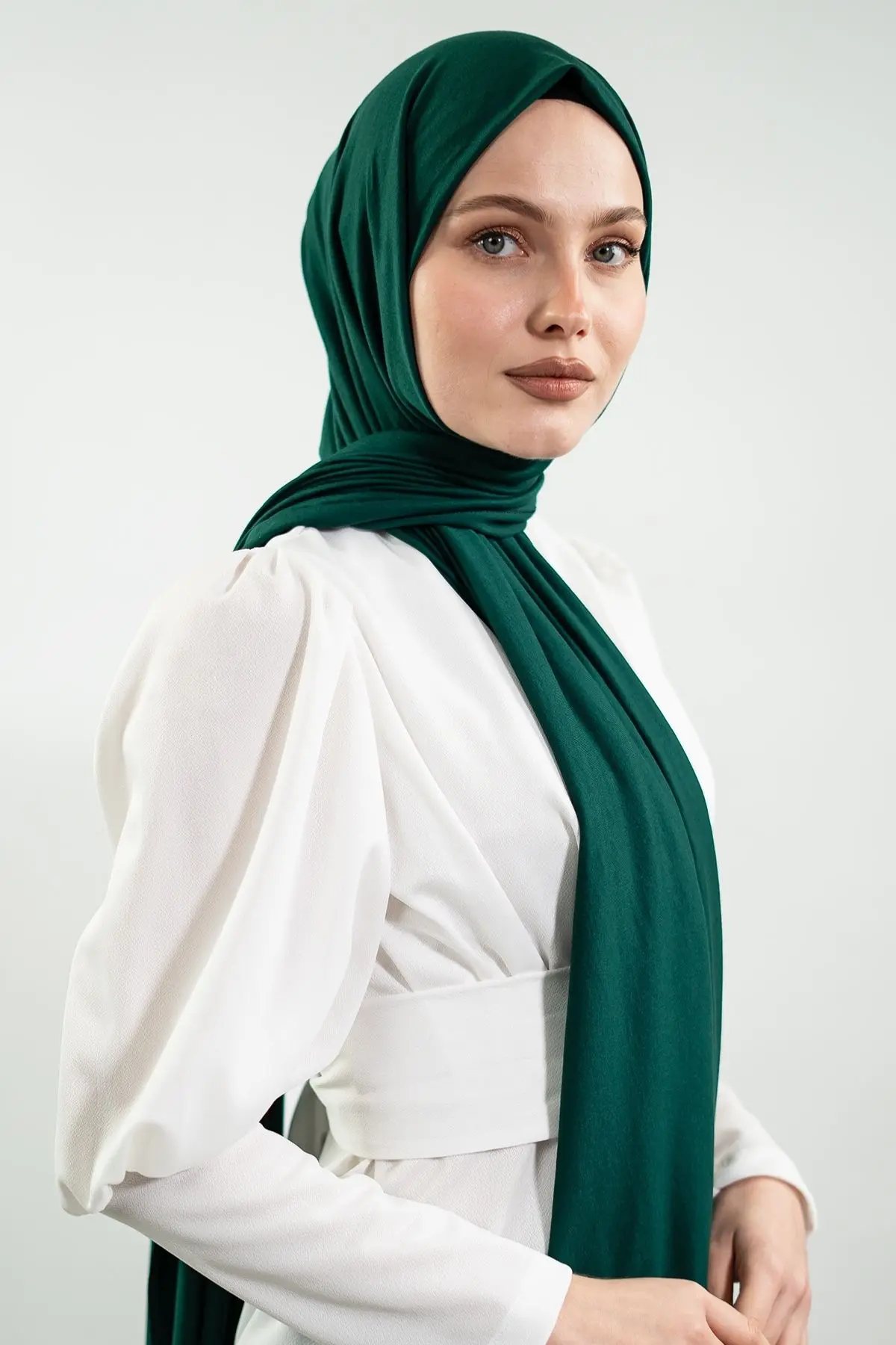 Jersey Emerald Shawl-detail