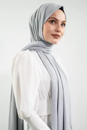 Jersey Grey Color Shawl