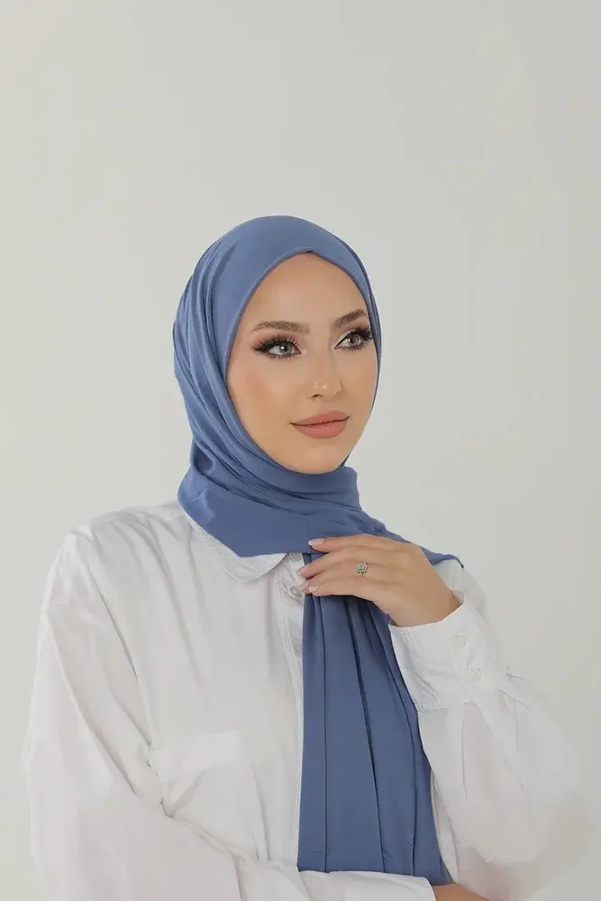 Jersey Jean Blue Shawl