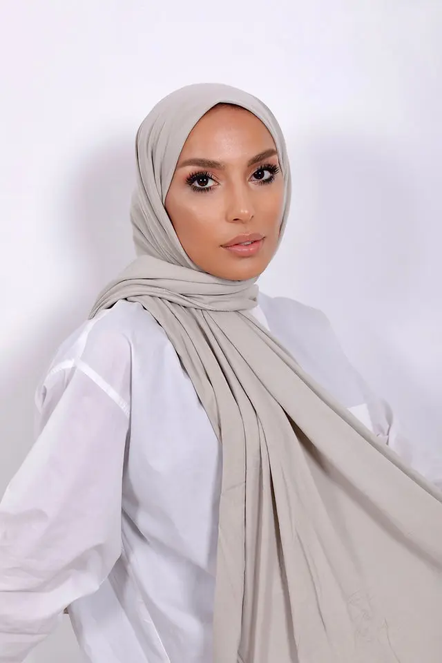 Jersey Light Beige Shawl