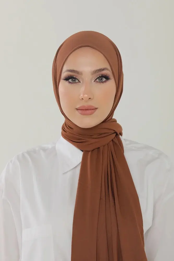 Jersey Light Brown Shawl