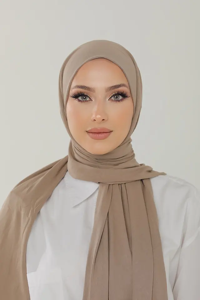 Jersey Light Brown Shawl