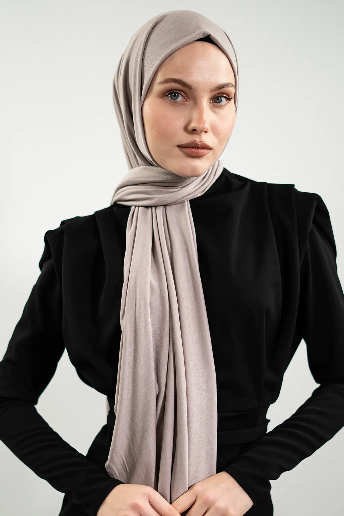 Jersey Light Grey Shawl