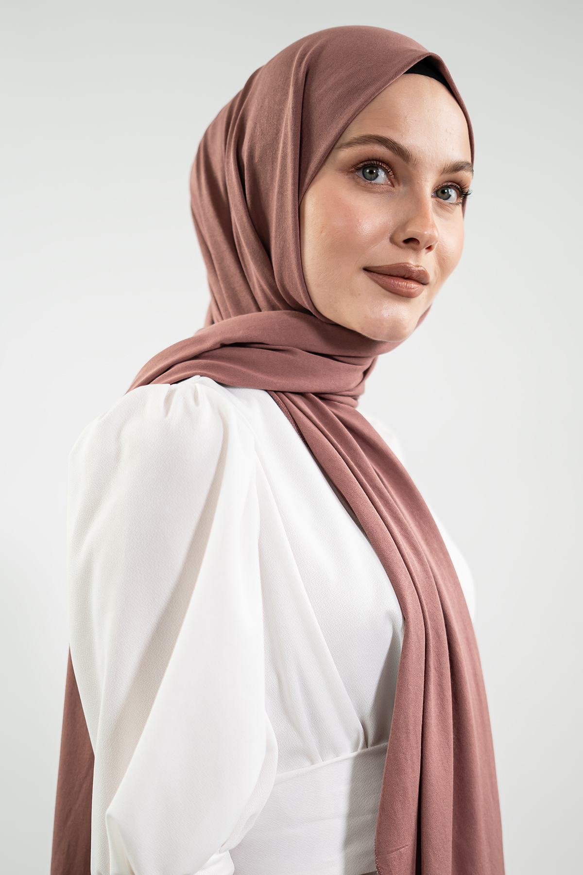 Jersey Rose Color Shawl