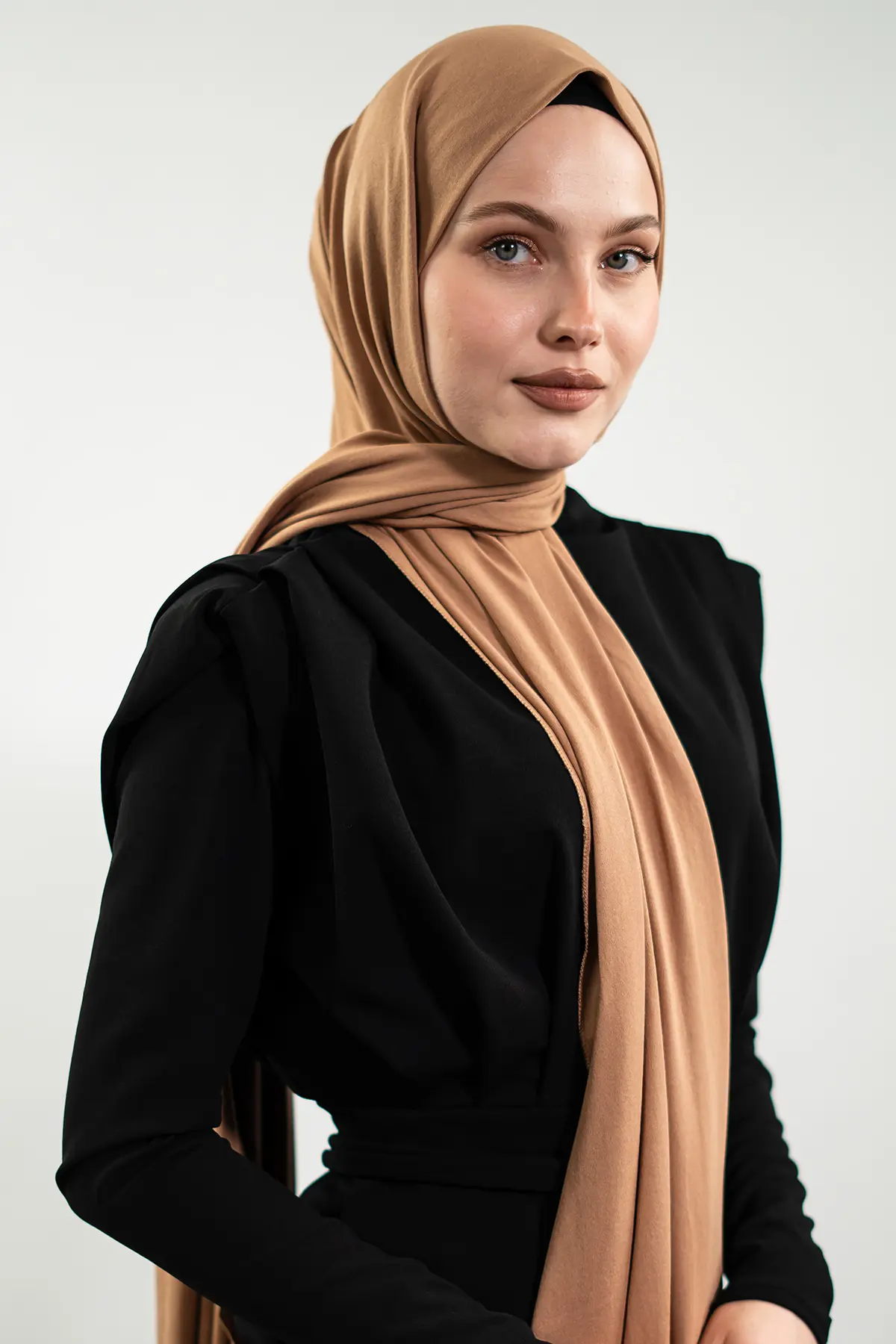 Jersey Rose Gold Shawl-detail