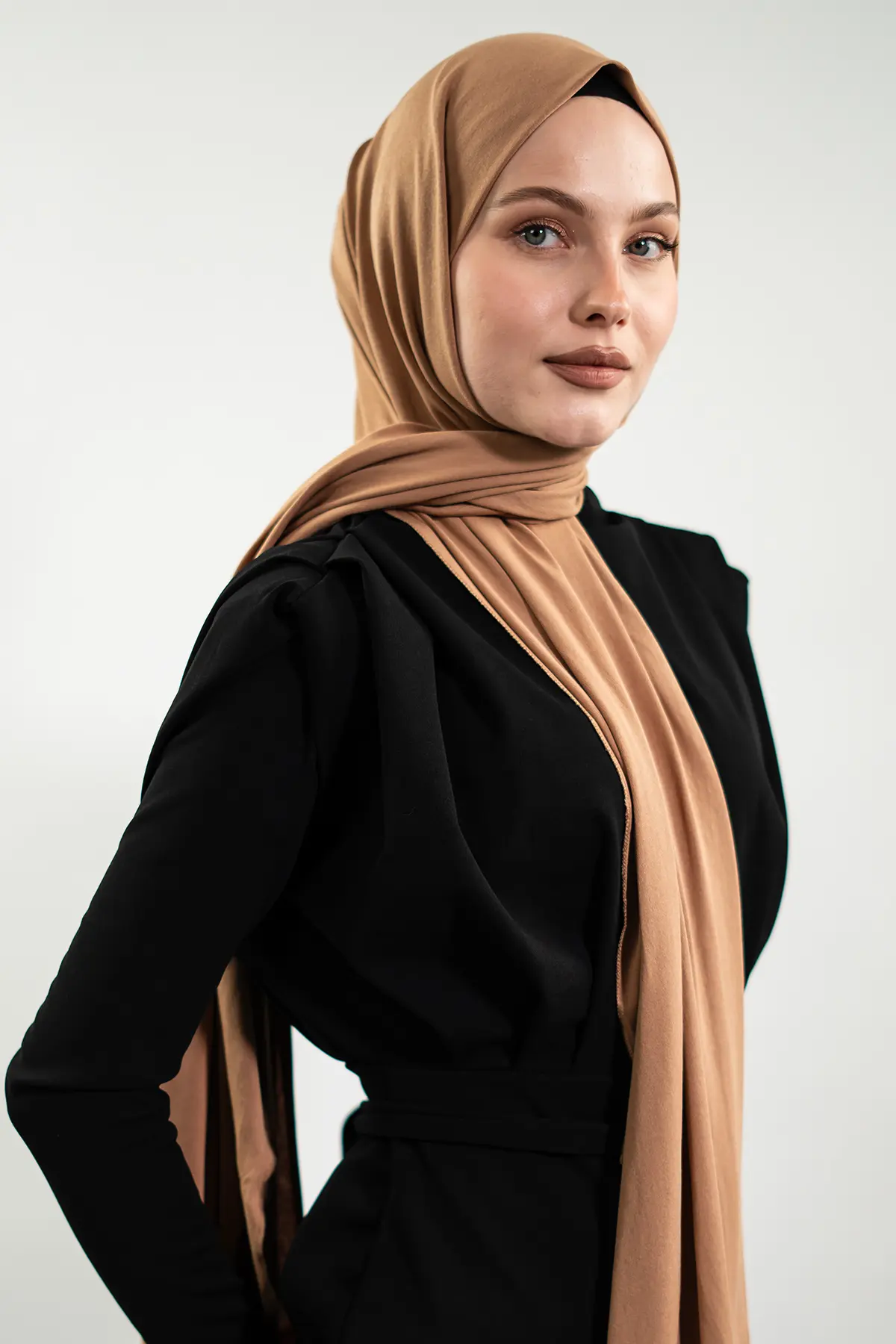 Jersey Rose Gold Shawl-detail