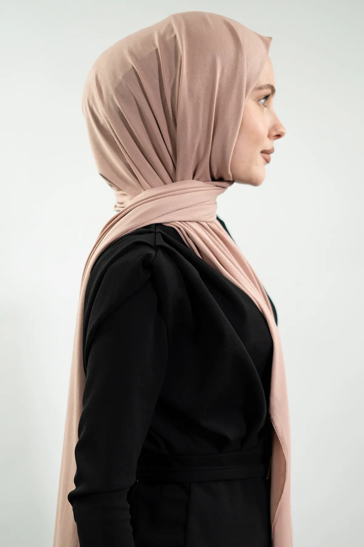 Jersey Salmon Shawl-detail