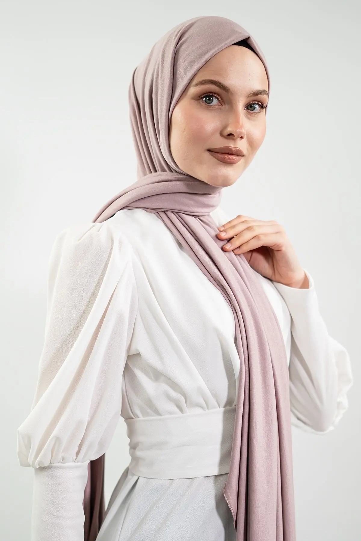 Jersey Vison Color Shawl-detail
