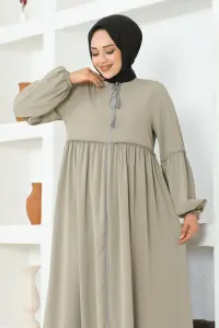Jessica Crepe Abaya With Balloon Sleeves