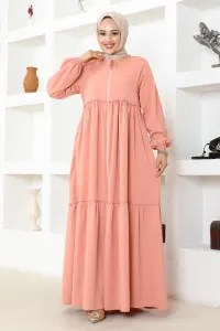 Jessica Crepe Abaya With Frilly Skirt