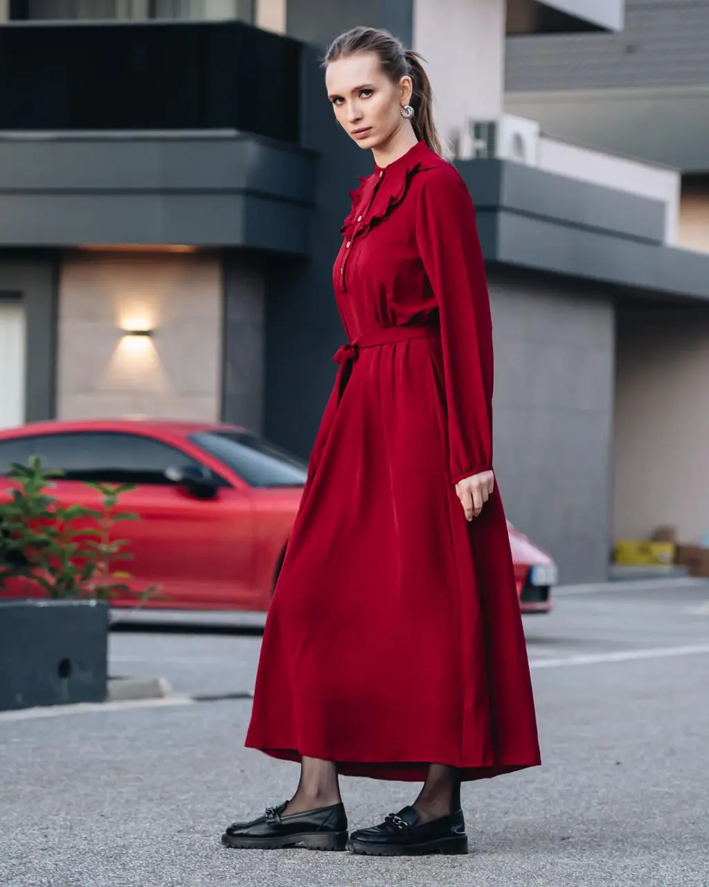 Jessica Modest Dress-detail