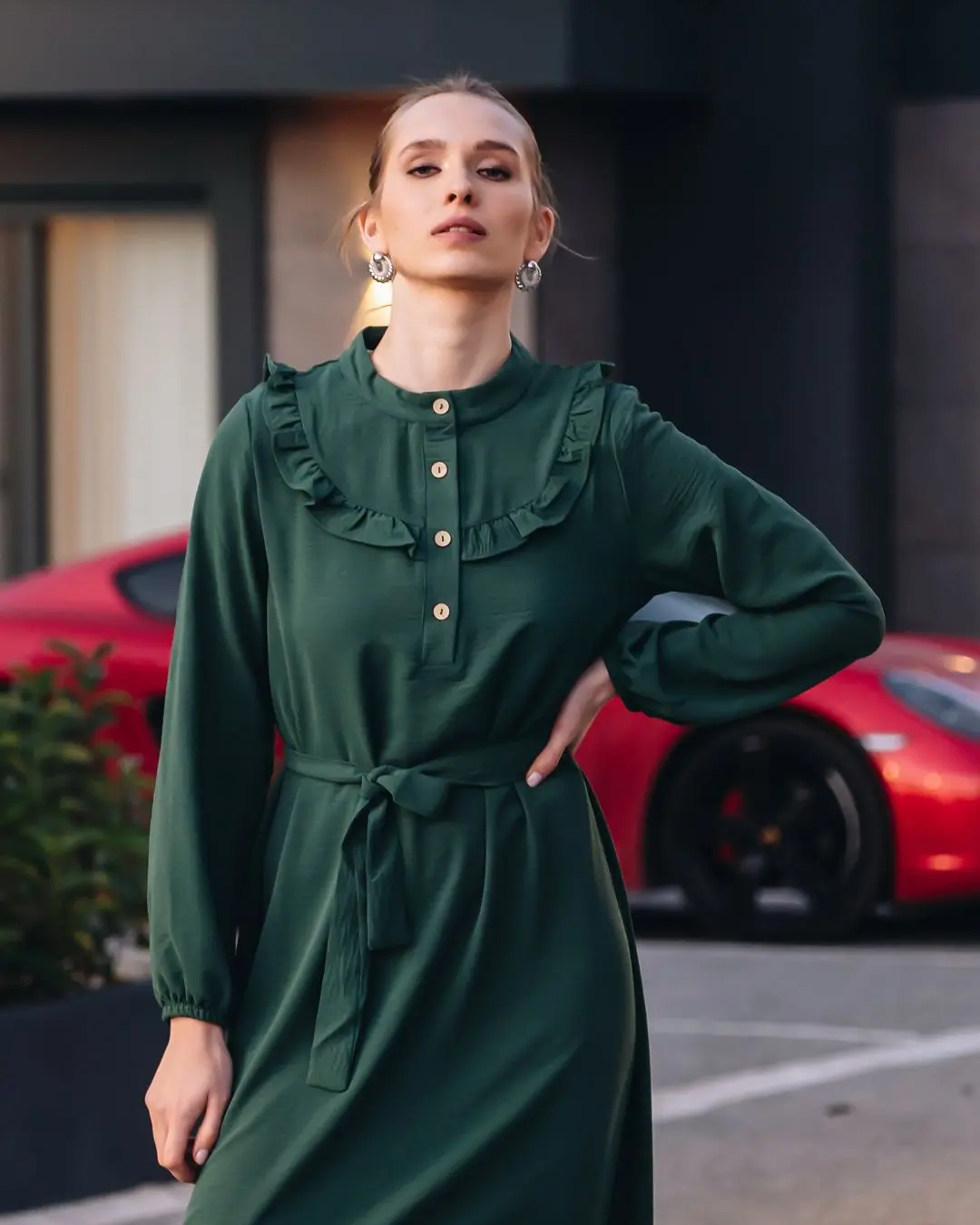 Jessica Modest Dress-detail