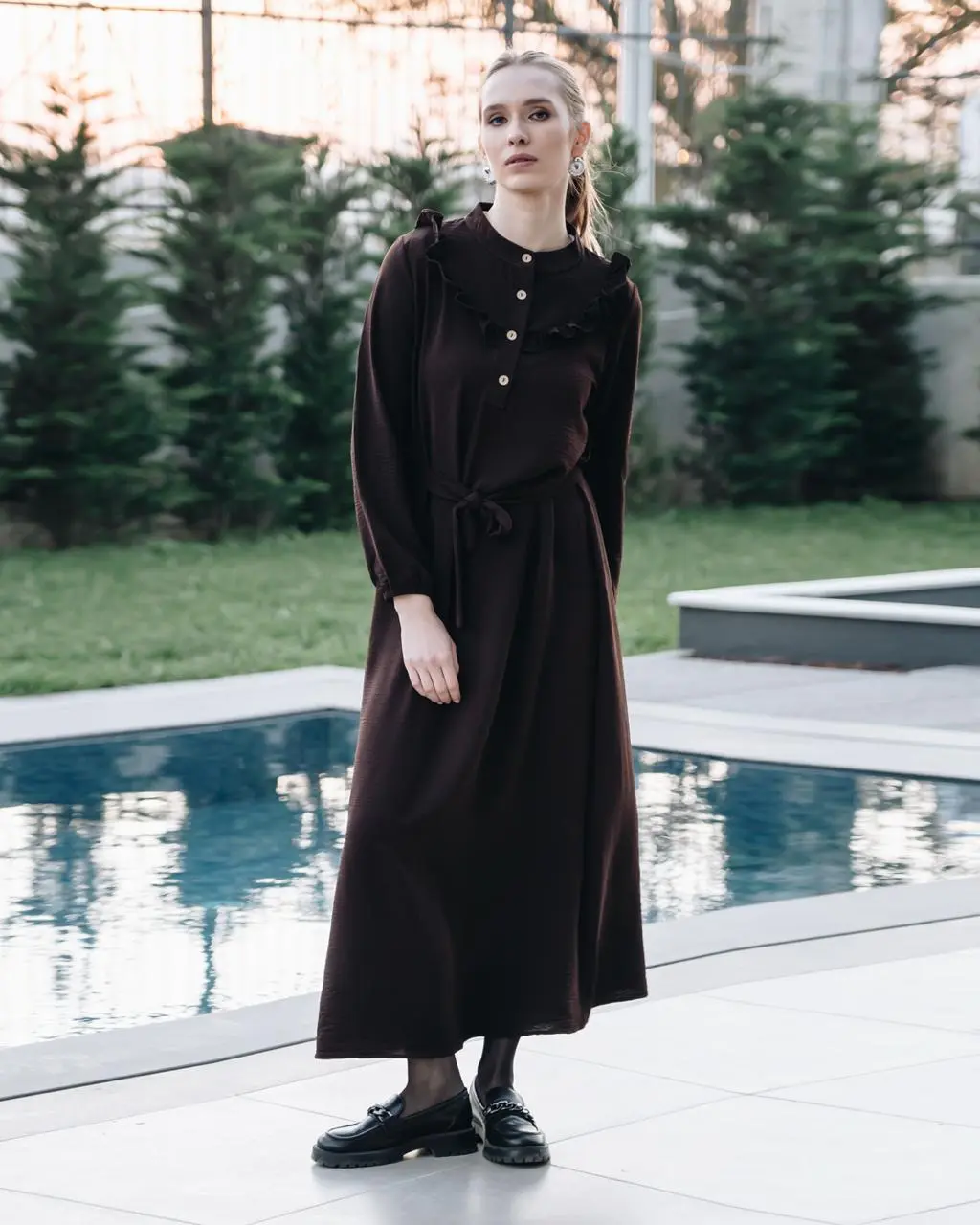 Jessica Modest Dress-detail