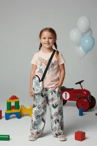 Kids' Patterned T-shirt, Comfort Trousers & Mini Backpack 3 Set