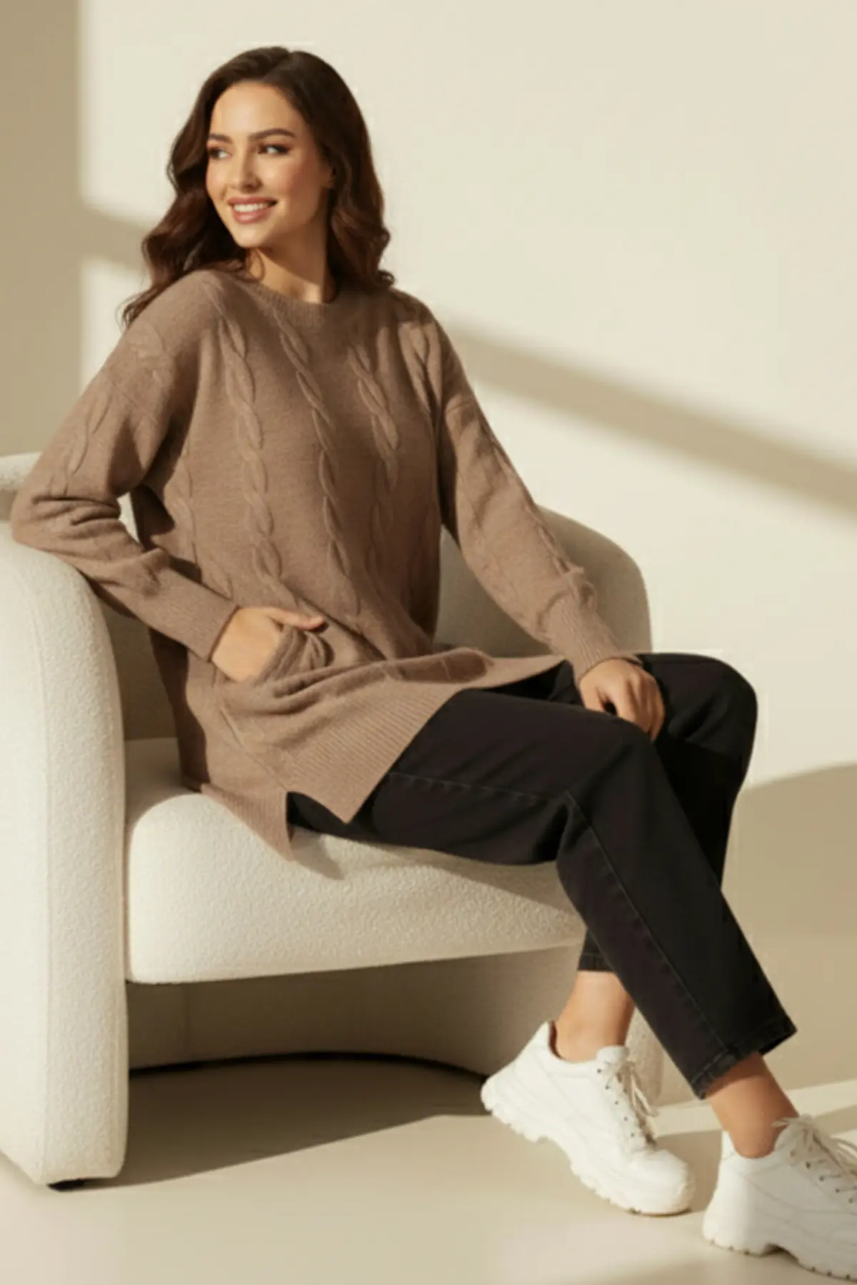 Knitted Sweater-detail