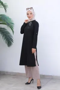 Knot Detailed Hijab Suit