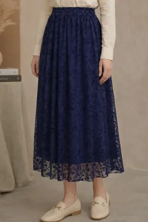 Lace Flock Skirt