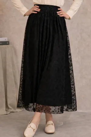 Lace Flock Skirt