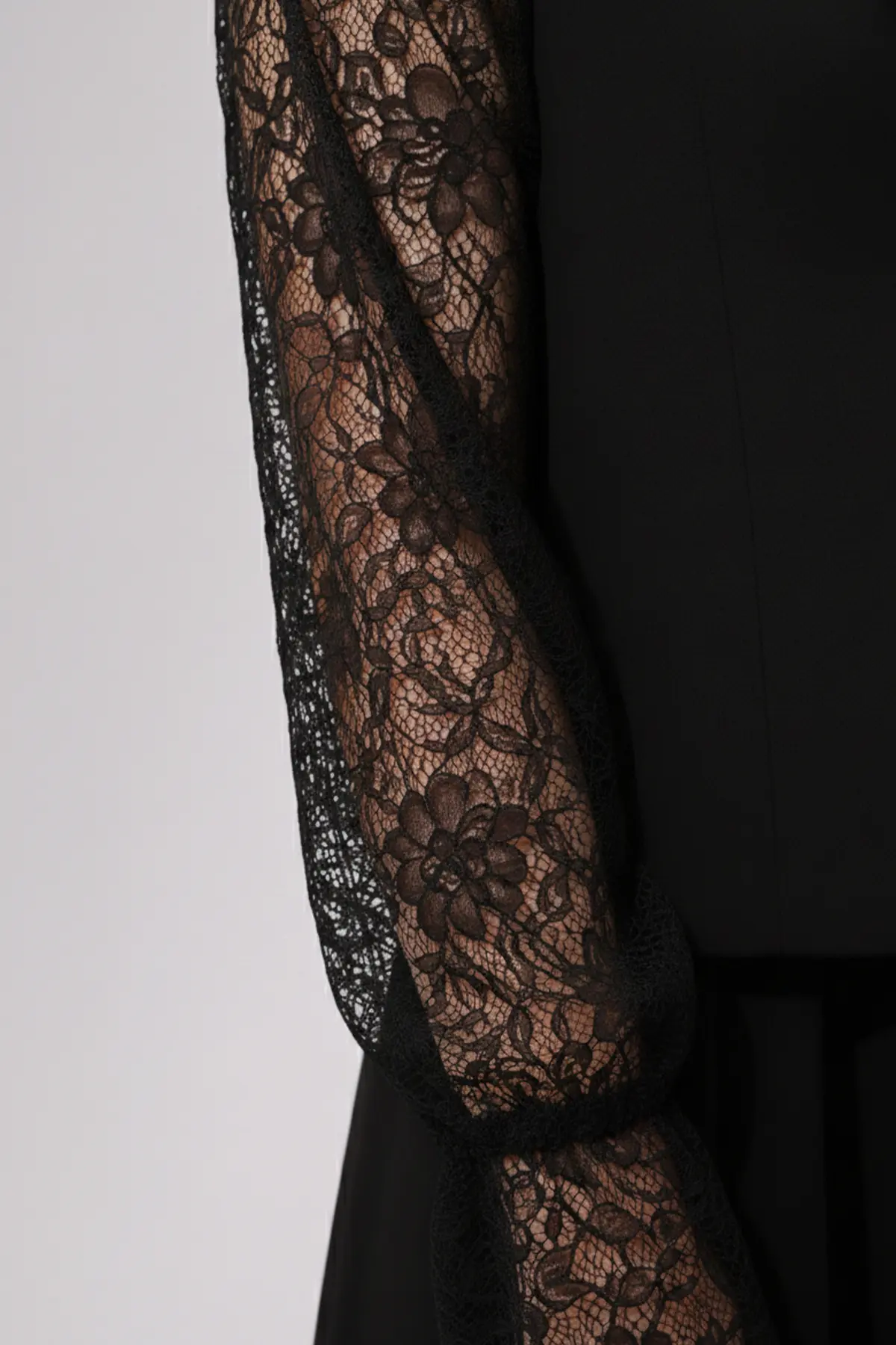 Lace Hijab Two-piece Set-detail